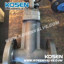 Bellows Sealed Integral Flanged Forged Steel Gate Valves